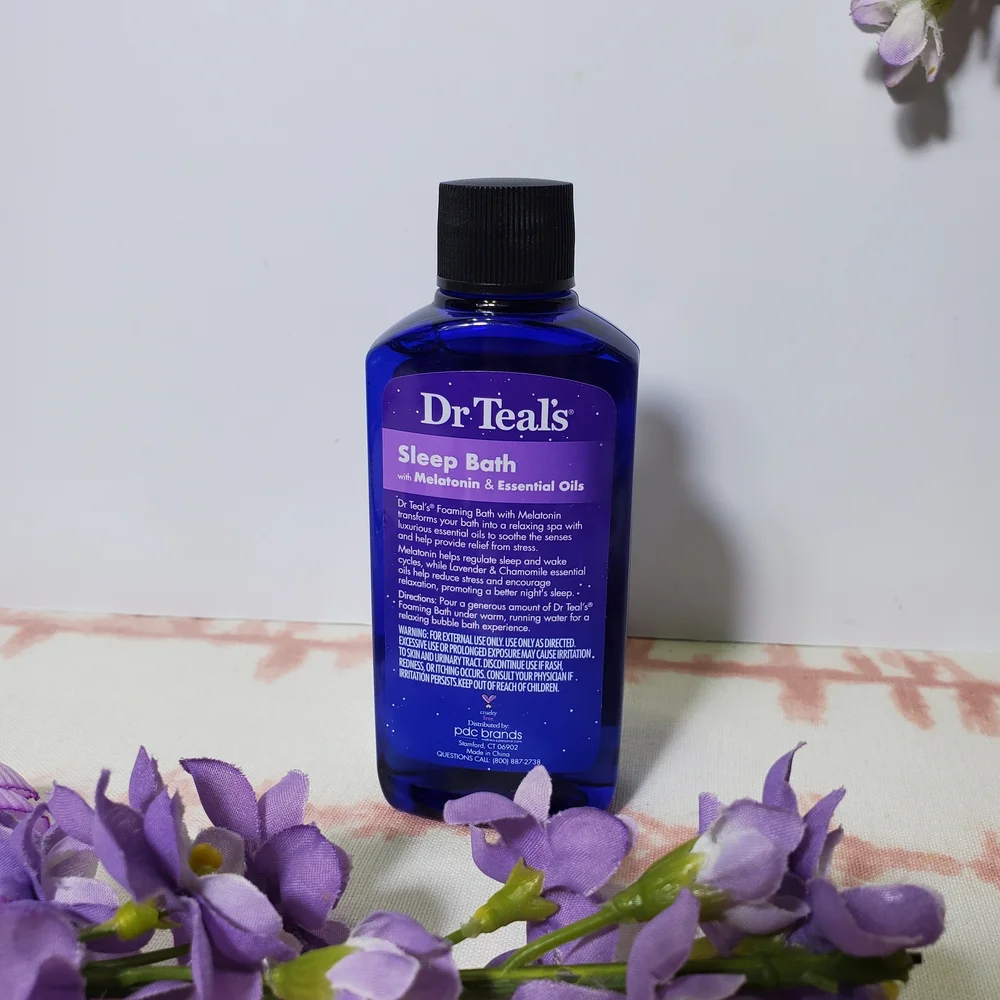 Dr Teals Sleep Soak Lavender Melatonin Skincare Lotion Yardley Bath Bar 4pc Set